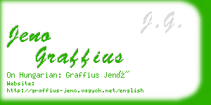 jeno graffius business card